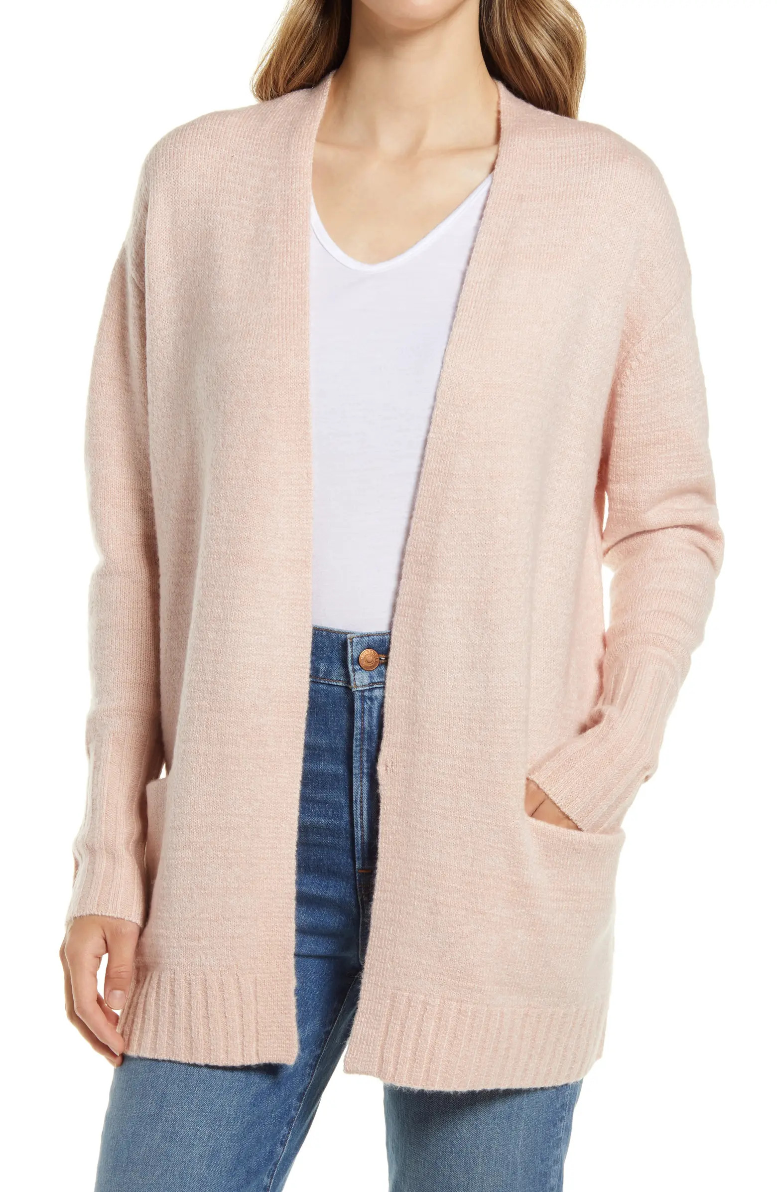 Caslon® Open Front Cardigan | Nordstrom | Nordstrom