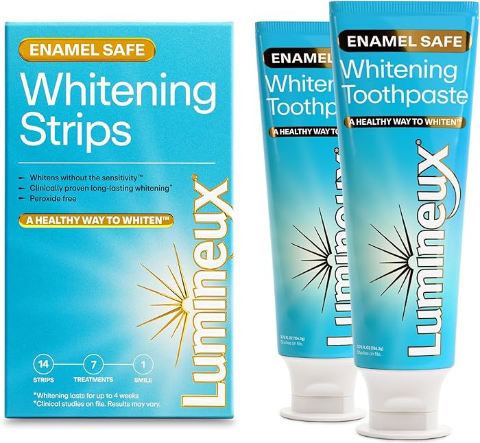 Lumineux Whitening Starter Set – Peroxide Free - Enamel Safe for Whiter Teeth – Includes 7 Wh... | Amazon (US)