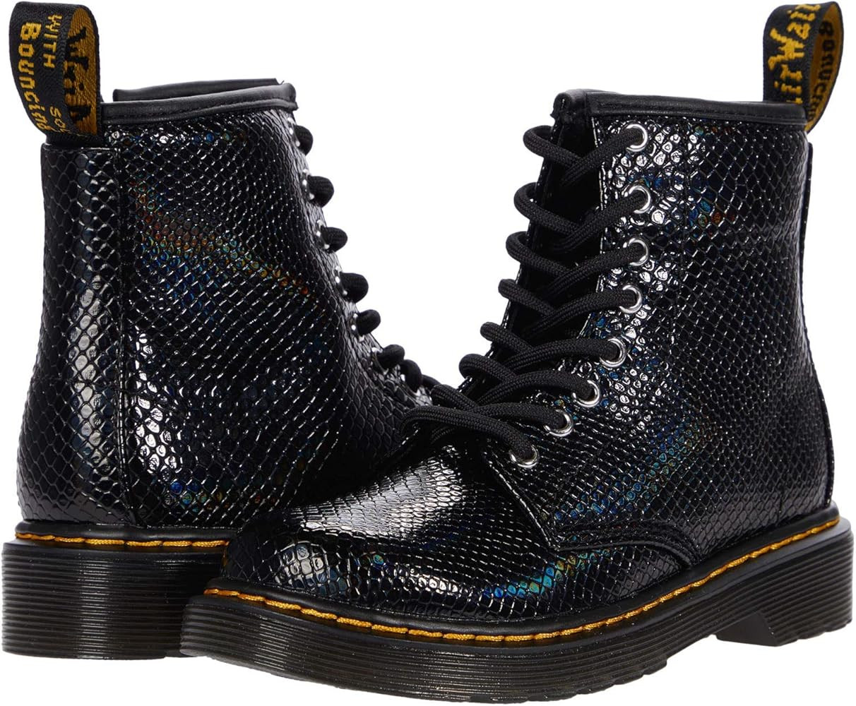 Dr. Martens Kid's Collection 1460 (Toddler/Little Kid/Big Kid) Patent Glitter Boot | Amazon (US)