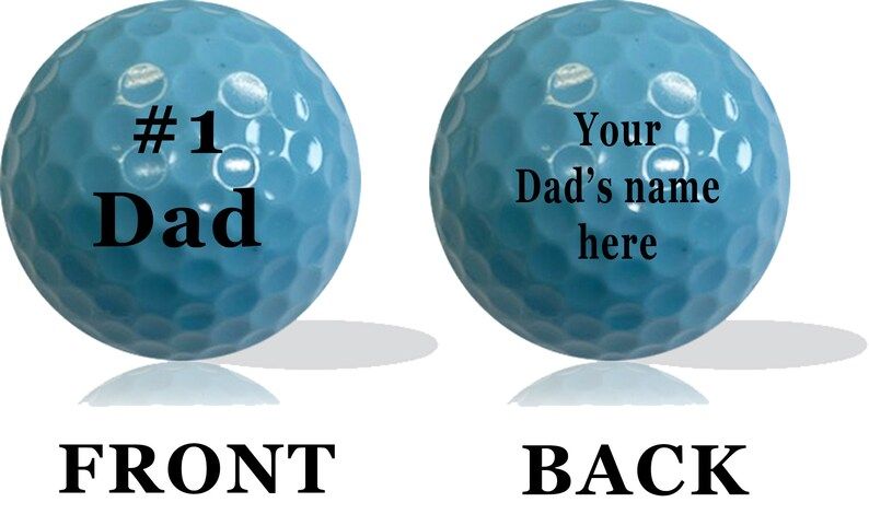 1 Dozen #1 Dad Golf Balls personalized with your Dad's name- Father's Day, Fathers Day Gift, Dad ... | Etsy (US)