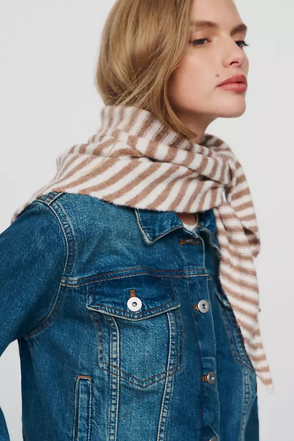 Striped Triangle Scarf | Anthropologie (US)