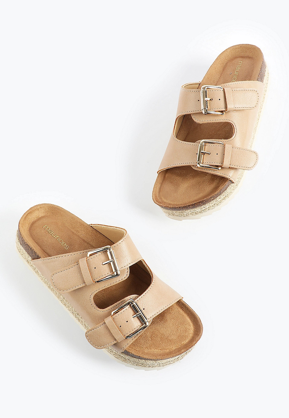 SuperCush Two Band Flatform Sandal | Maurices