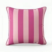 Mainstays 16 in x 16 in Pink Cabana Outdoor Pillow, Pink - Walmart.com | Walmart (US)