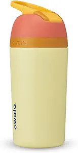 Owala Kids Flip Insulated Stainless-Steel Water Bottle with Straw and Locking Lid, 14-Ounce, Oran... | Amazon (US)
