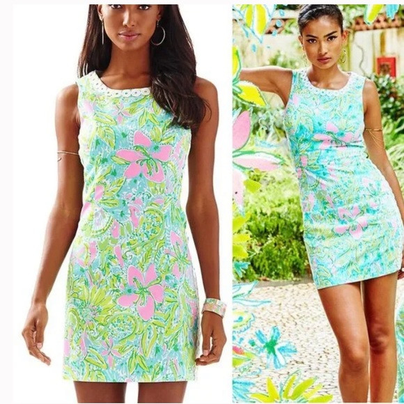 Lilly Pulitzer Coconut Jungle Mila Shift Dress  Size 8 | Poshmark