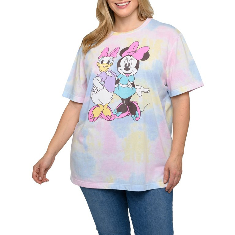 Minnie Mouse Daisy Duck T-Shirt Pastel Disney Women's Plus Size | Walmart (US)