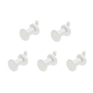 White Plastic Pegboard Hangers by Simply Tidy®, 5ct. | Michaels Stores