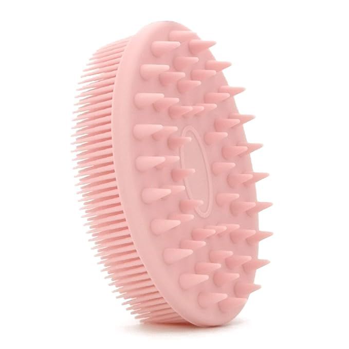 Upgrade 2 in 1 Bath and Shampoo Brush, Silicone Body Scrubber for Use in Shower, Exfoliating Body... | Amazon (US)