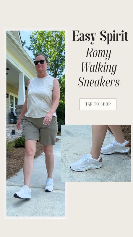 May is National Fitness Month and I’m showing my favorite ways to exercise: hiking and walking!  The @easyspiritofficial Romy Walking Shoes are comfortable straight out of the box.  I love the cushioned footbed and how lightweight they are!  #EasySpiritPartner

Use discount code “WELCOME20” for new Easy Spirit shoppers!

My sneakers shown:
Romy Leather Walking Shoes in “White/Grey Leather”
Romy Walking Shoes in “White Suede”

#whitesneakers #comfyshoes #fashionover40 #midlifewomen #activelifestyle #fitness