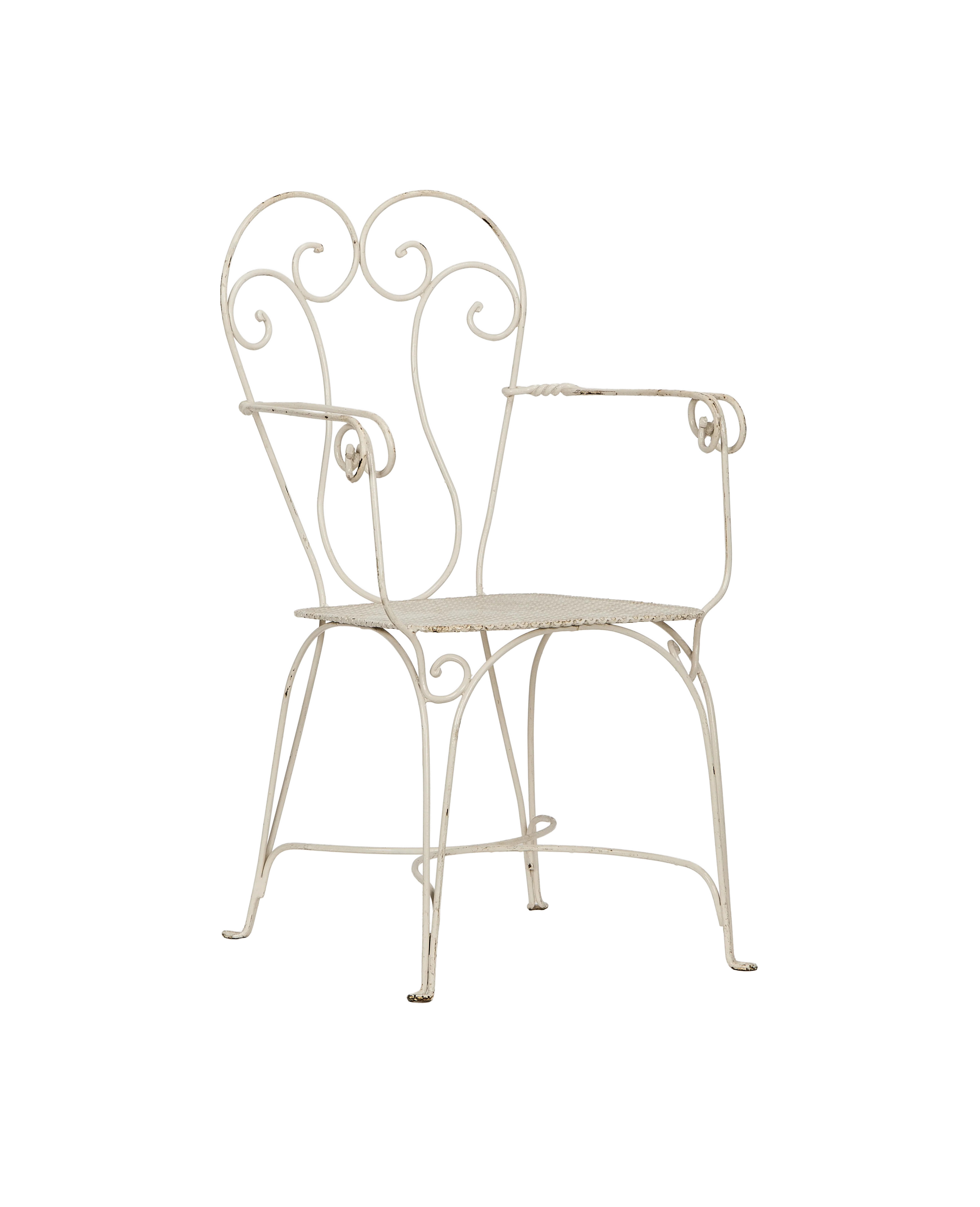 Jardin Blanc Garden Armchair | Vintage French Chairs | OLIVE ATELIERS | Olive Ateliers