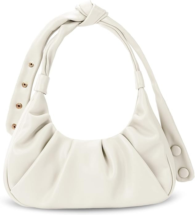 Milan Chiva Cloud Pouch Bag Gabbi Ruched Hobo Handbag Vintage Chic Fashion Clutch Purse for Women... | Amazon (US)