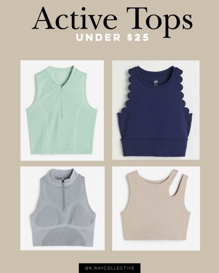 Four active tops under $24, you can’t beat that!

Cropped athletic top | active wear | under $25 | cropped active tops | scalloped active top

#springtops #activetops #springoutfits #sportstops #under25

#LTKunder50 #LTKFind #LTKfit