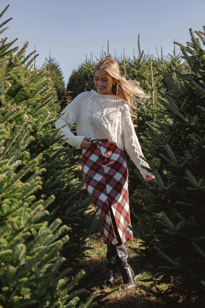 Good Tidings Midi Skirt | Vestique