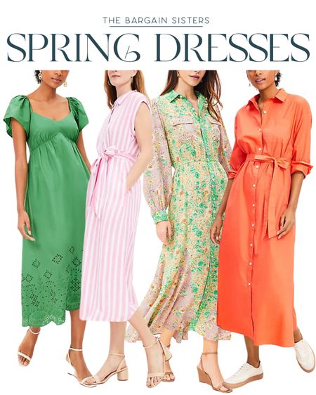 Spring Dresses 

| Loft Dresses | Midi Dresses | Maxi Dress | Spring Fashion | Dress Favorites | Seasonal Fashion 

#LTKfindsunder100 #LTKU #LTKSeasonal