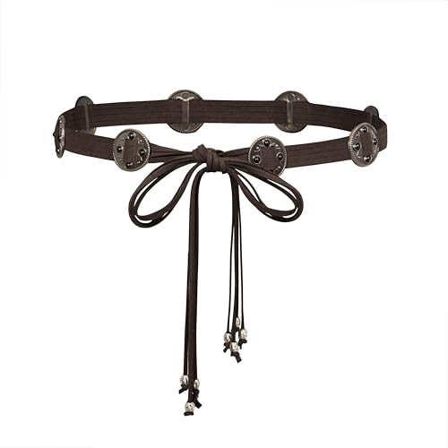 Scarlet Darkness Renaissance Costume Women Western Waist Belt Vintage Accessories for Dresses Coffee | Amazon (US)