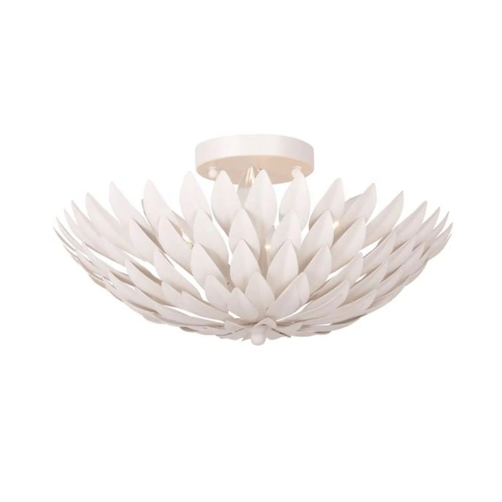 Petal Flush Mount in White | Brooke and Lou
