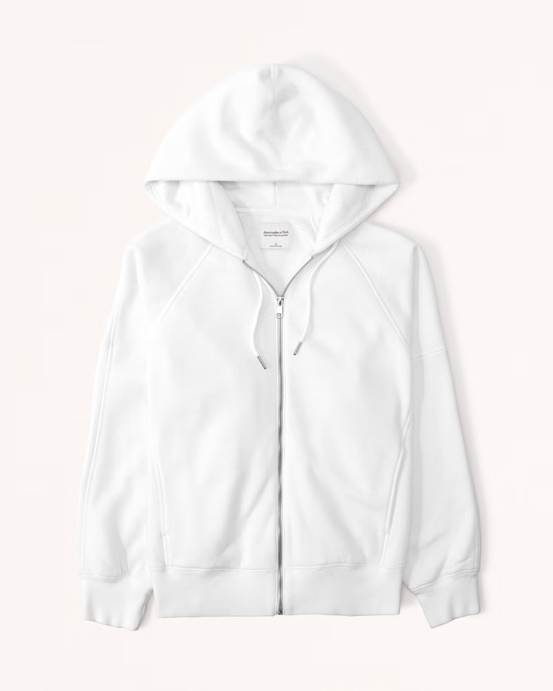 Essential Oversized Sunday Hooded Full-Zip | Abercrombie & Fitch (US)