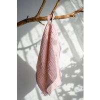 Linen Tea Towel, Waffle Hand Towels For Guest Soft Dishcloths Kitchen & Bathroom Stone Washed, Dusty Pink Linen Towel | Etsy (US)