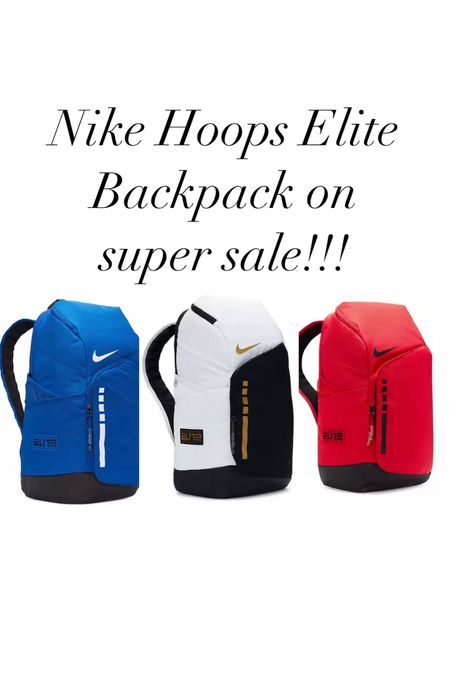 Nike hoops elite backpack sale!

#LTKFitness #LTKkids #LTKBacktoSchool