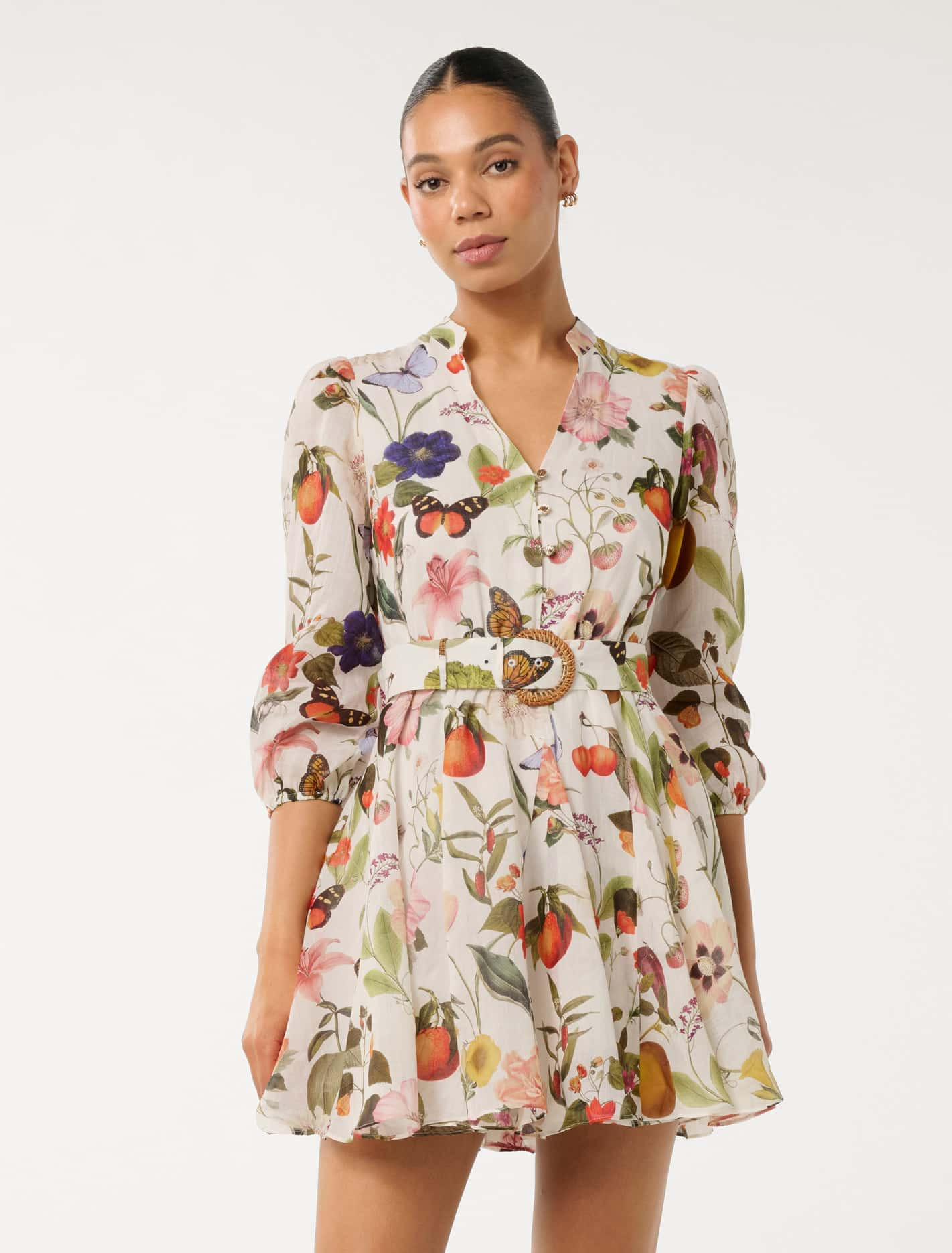 Wesley Printed Mini Skater Dress | Ever New (CA)