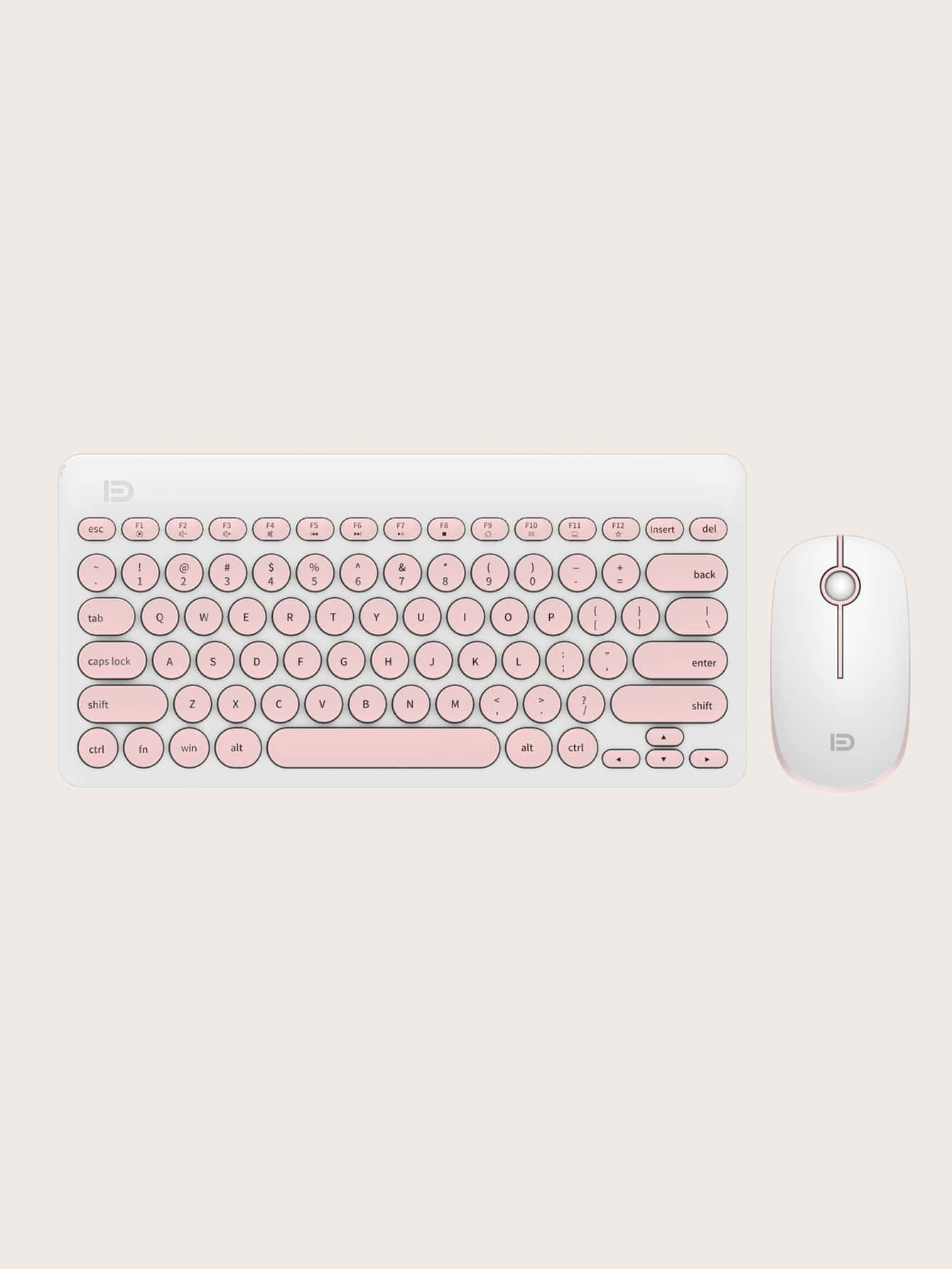 FUDE Color Block Wireless Keyboard & Mouse Combo | SHEIN