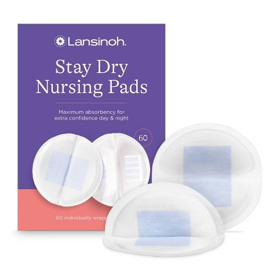 Lansinoh Stay Dry Disposable Nursing Pads - 60ct | Target