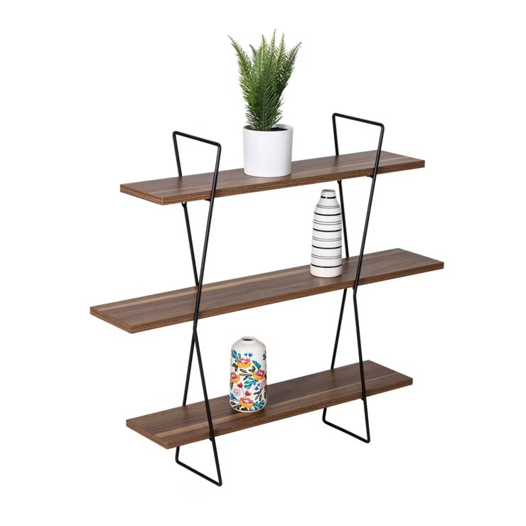 Honey-Can-Do 3 Tier Wall Shelf Metal | Target