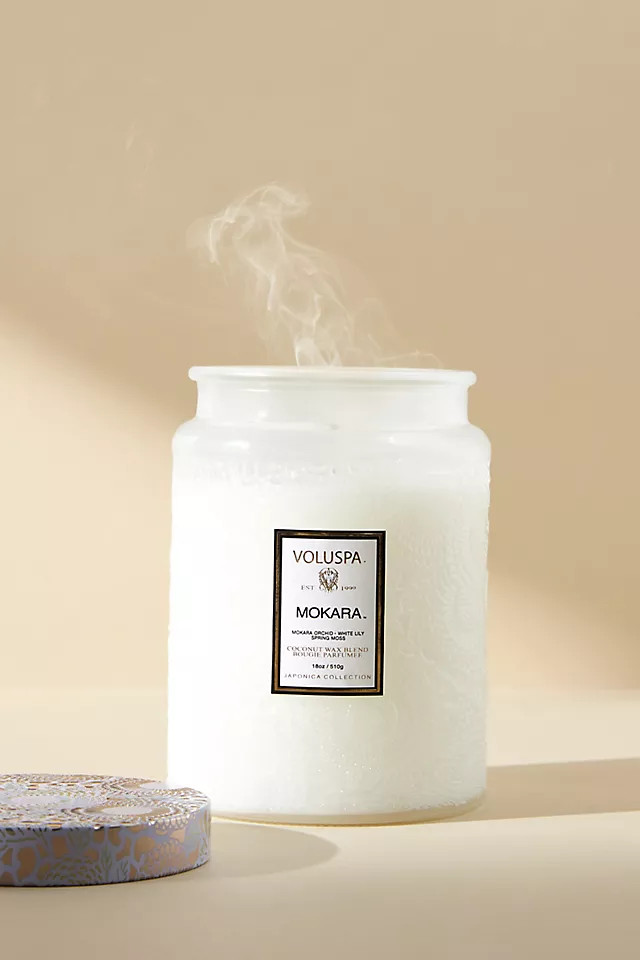 Voluspa Limited Edition Cut Glass Jar Candle | Anthropologie (US)