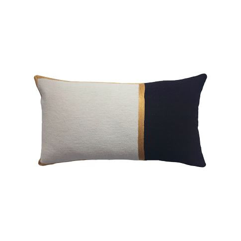 Nicole Pillow, Ivory + Ebony | West Elm (US)