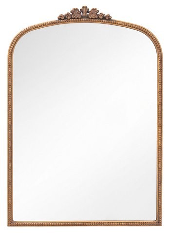 Brigitte Ornate Wall Mirror, Antiqued Gold | One Kings Lane