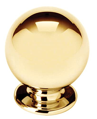 1 1/8" Knob, UNLACQUERED Brass | Amazon (US)