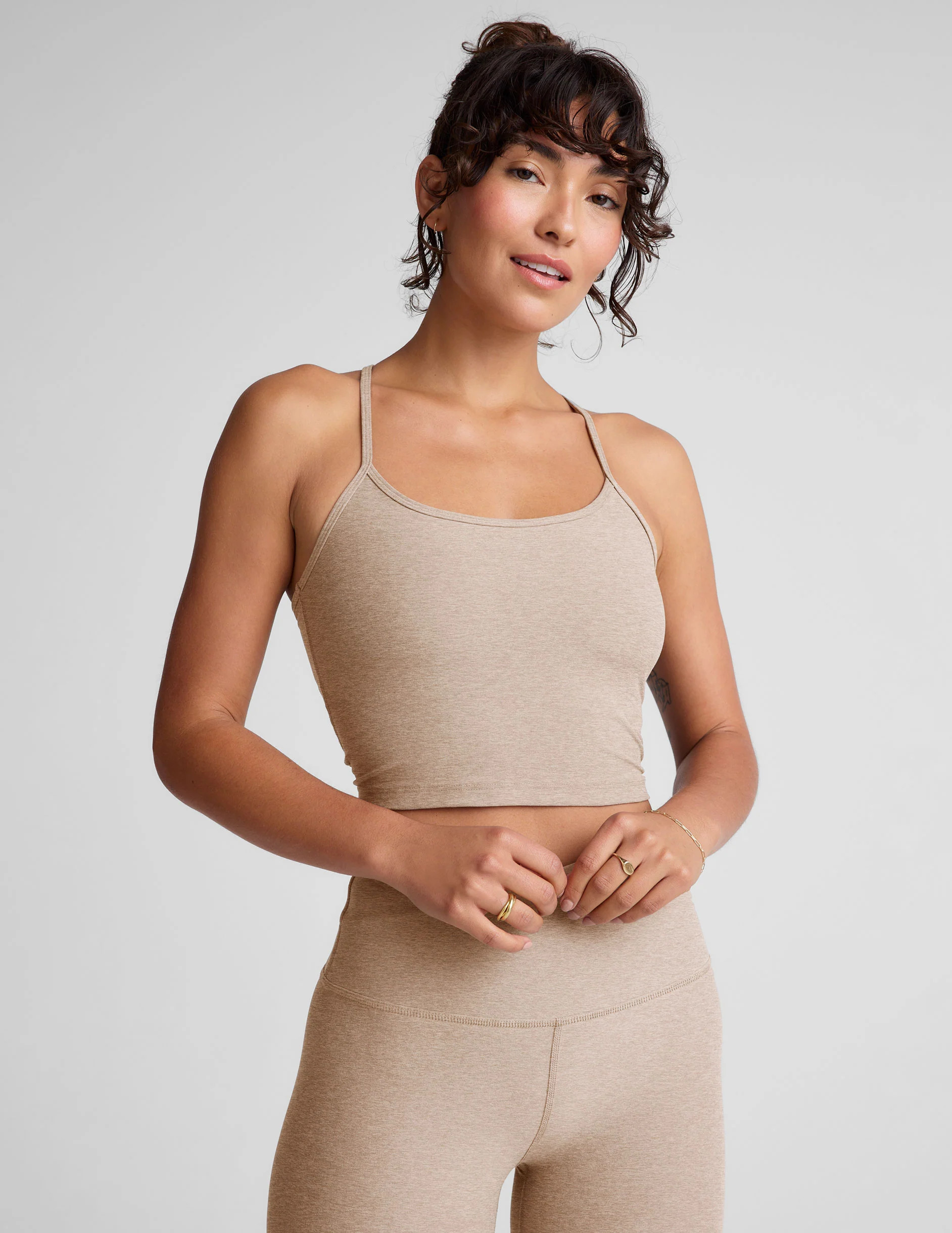 Spacedye Slim Racerback Cropped Tank | Beyond Yoga | Beyond Yoga