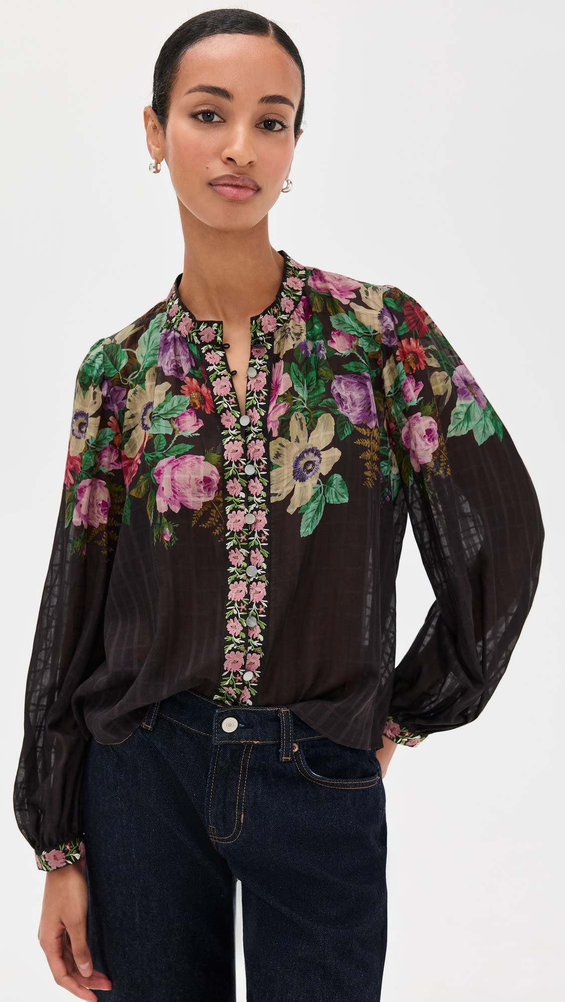 Viktoria Print Blouse | Shopbop