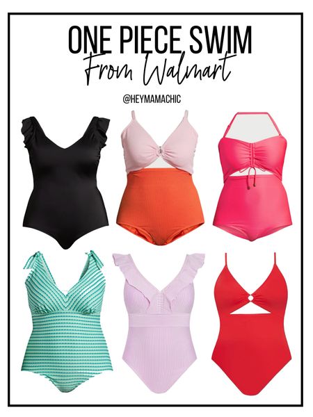 One piece swimsuits from Walmart! 



#LTKfindsunder50 #LTKSeasonal #LTKswim