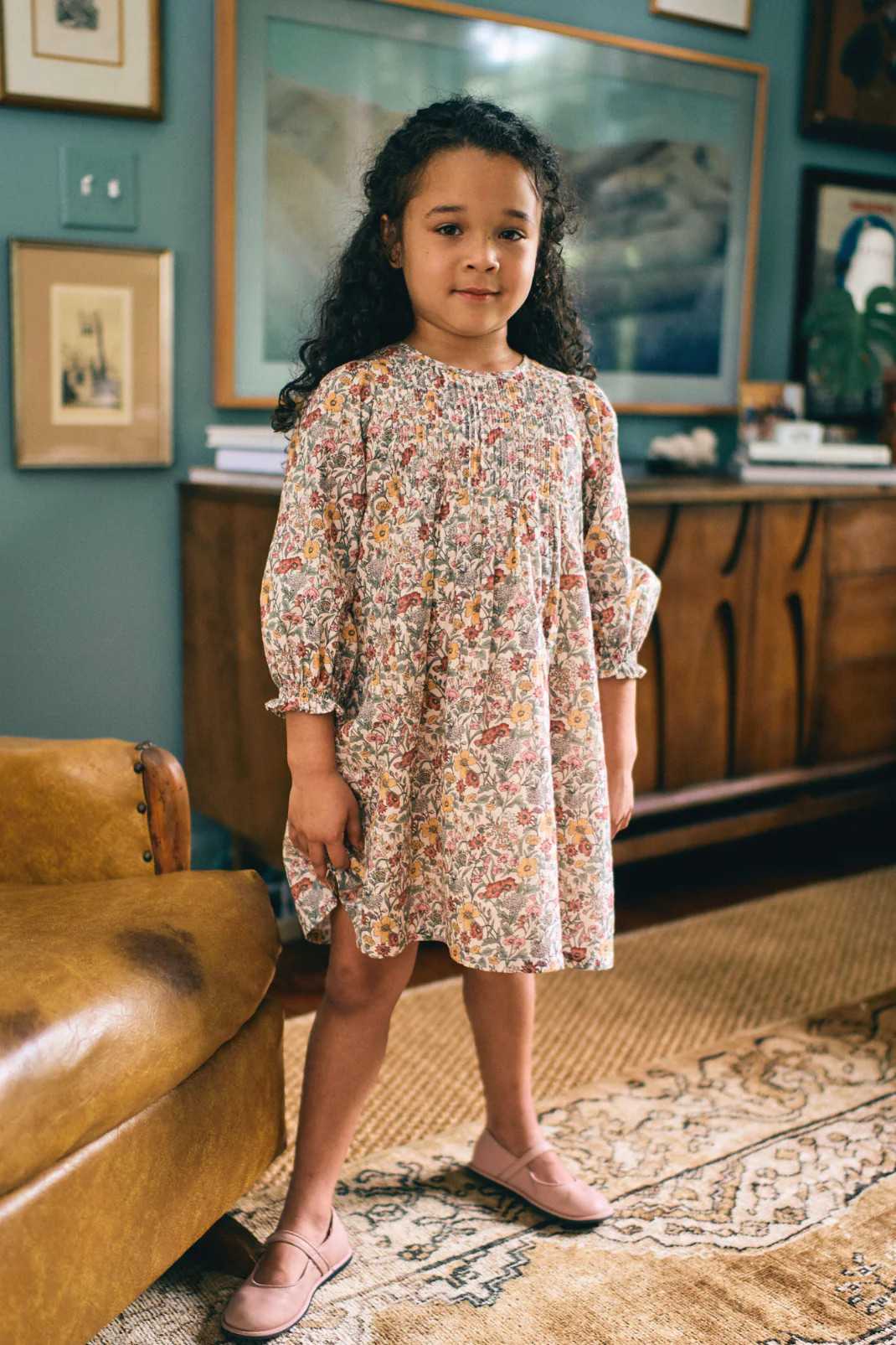 Charlotte Dress in Meadow | Baybala