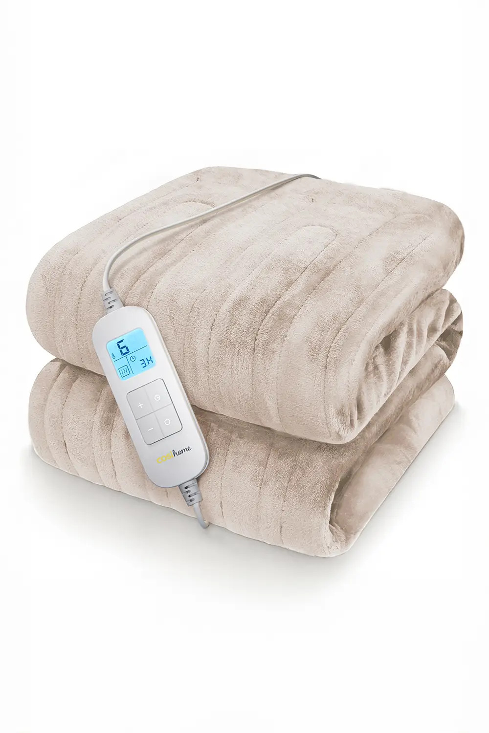Green Cosi Home Fleece Electric Heated Throw | Debenhams | Debenhams UK