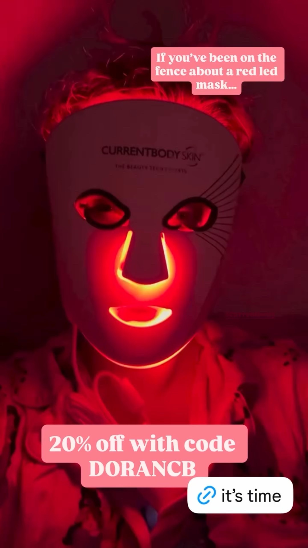 20% off with code DORANCB  If you’ve been on the fence about a red led mask… @currentbody