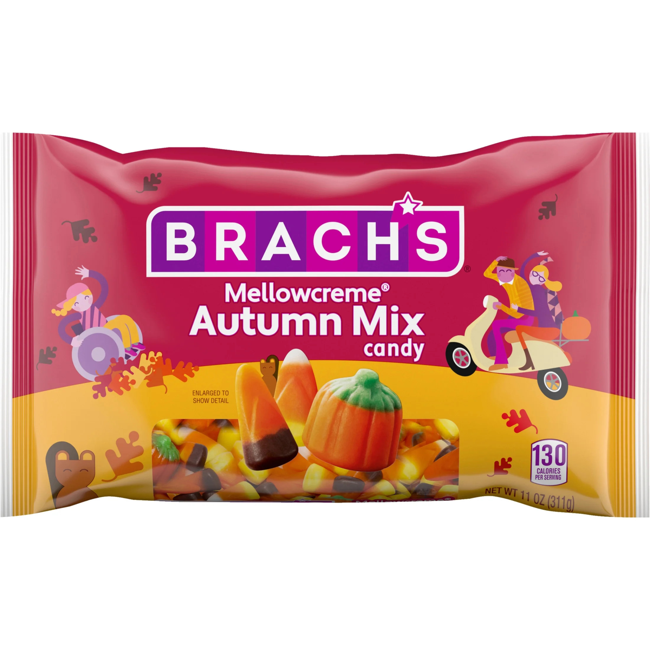 Brach's Mellowcreme Autumn Mix Candy, Halloween Candy, Fall Treats, 11 Ounce Bag | Walmart (US)