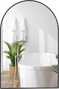 Americanflat Framed Arched Mirror 20x30" - Black Wall Mirror for Bathroom, Entryway Hall, Living ... | Amazon (US)