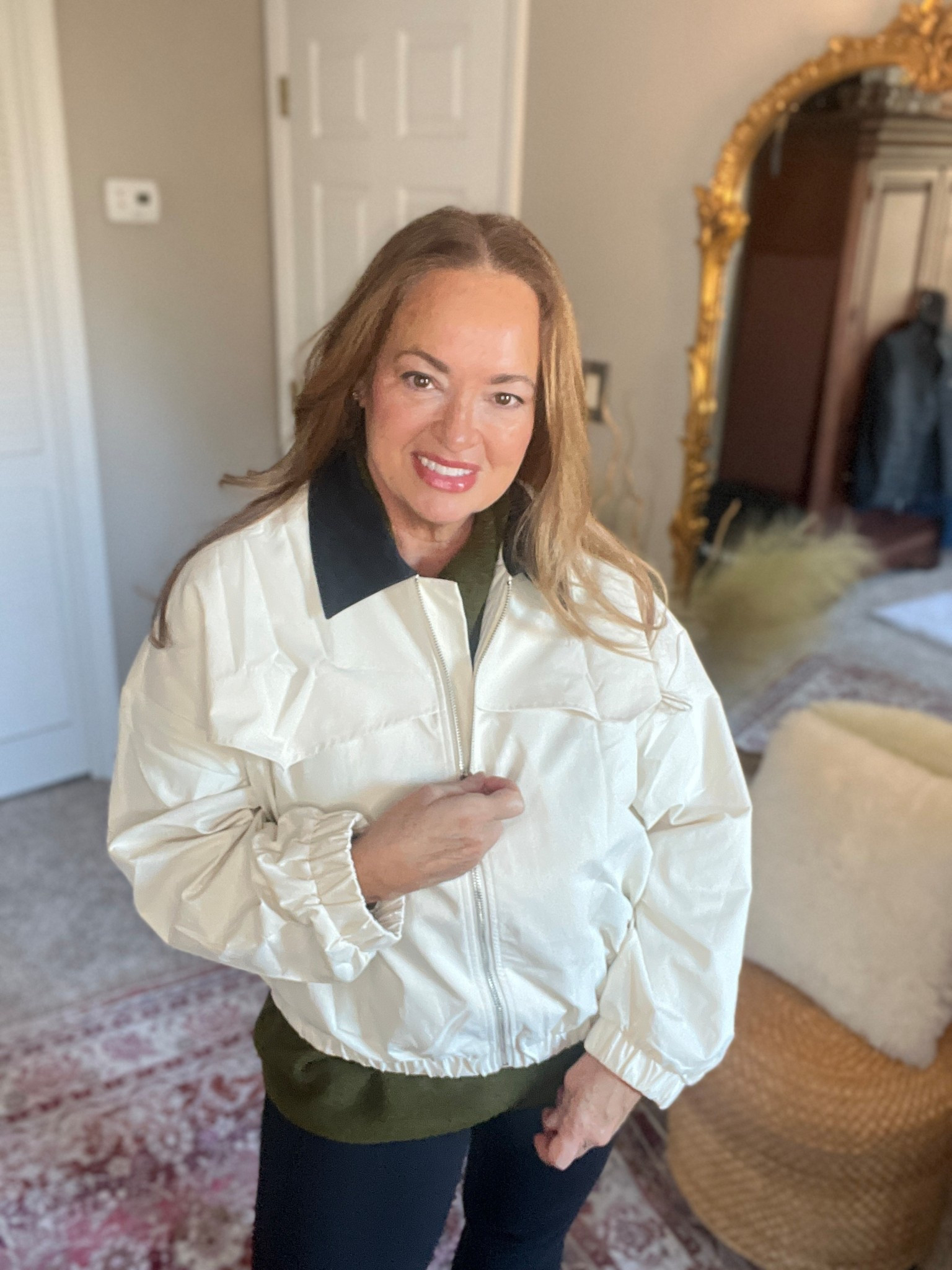 The perfect updated bomber jacket.

#LTKTravel #LTKdayinmylife #LTKfitnessgoals