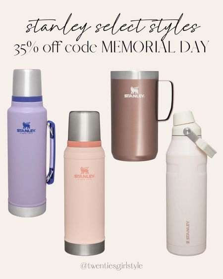 Stanley Select Style 35%
Off  code MEMORIAL DAY 🙌🏻🙌🏻

Summer insulated cups

#LTKStyleTip #LTKSeasonal #LTKHome