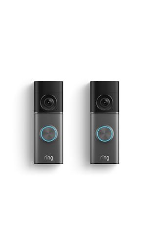 Ring Wired Doorbell Pro (Newest Model) — Retinal 4K with wide-angle video, 10x Enhanced Zoom, and Low-Light Sight 2-pack, Deep Silver | Amazon (US)