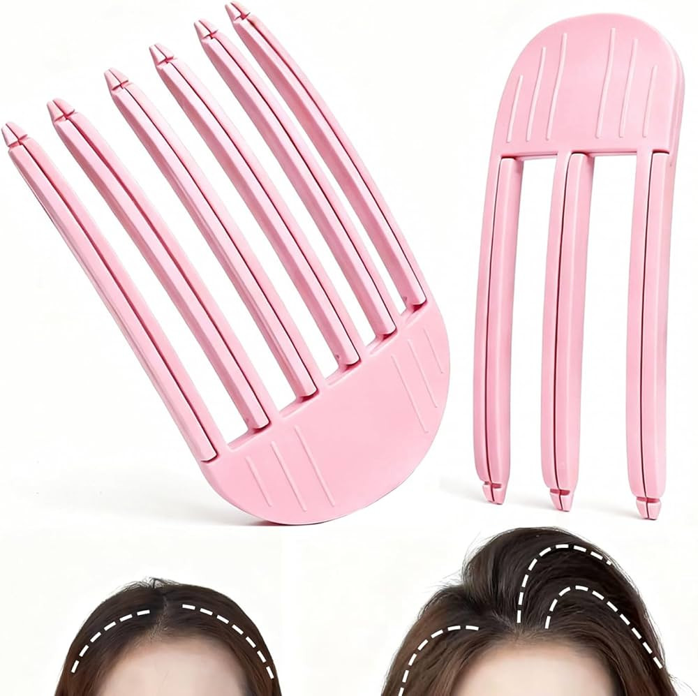2PCS Hair Volume Clips Root Booster Clips For Women Hair Volume Clip Styling Tools Pink | Amazon (US)