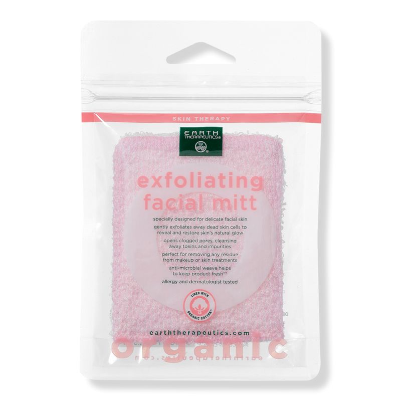 Pink Exfoliating Facial Mitt | Ulta