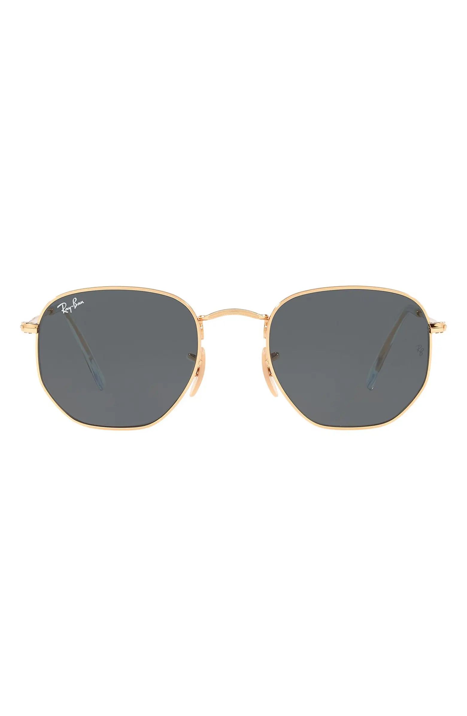 Ray-Ban 51mm Hexagonal Flat Lens Sunglasses | Nordstrom | Nordstrom