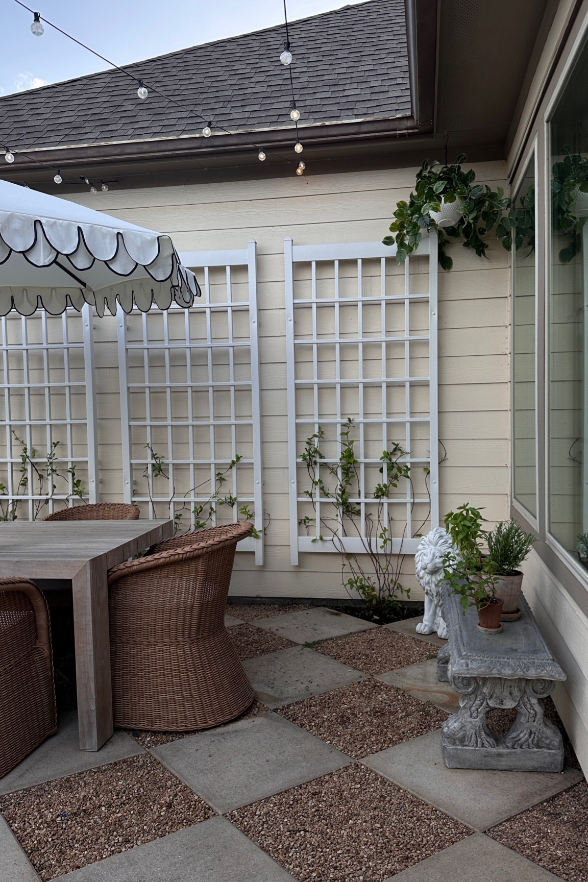 

#ad making my suburban backyard feel more like a European oasis with pieces from @Wayfair  . So much of my backyard is from Wayfair- they have the best outdoor pieces! #wishyouwerehere #outdoor #Wayfair #WayfairPartner 

#LTKHome