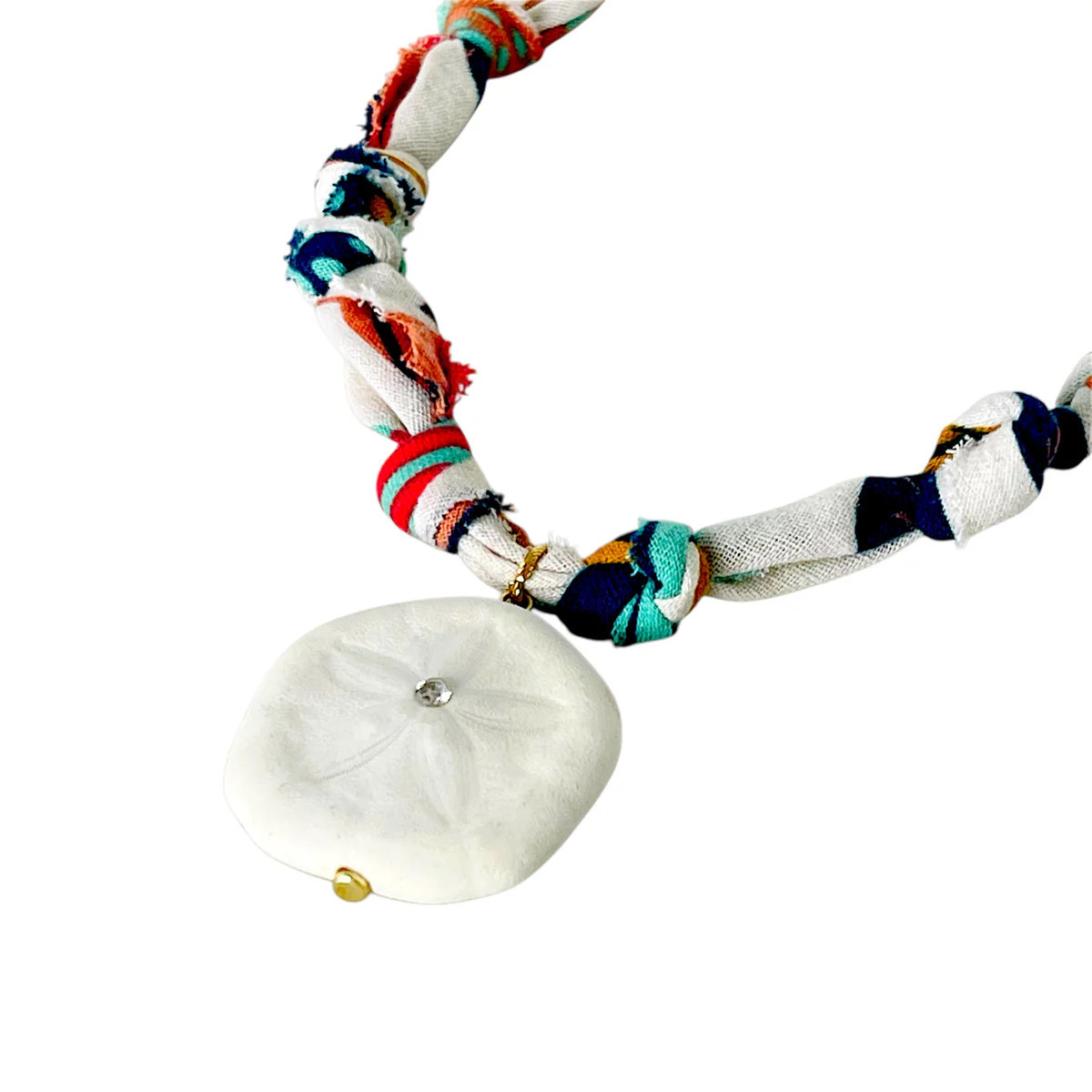 Mixed Pattern Sand Dollar Bandana | SHALLA WISTA STUDIO