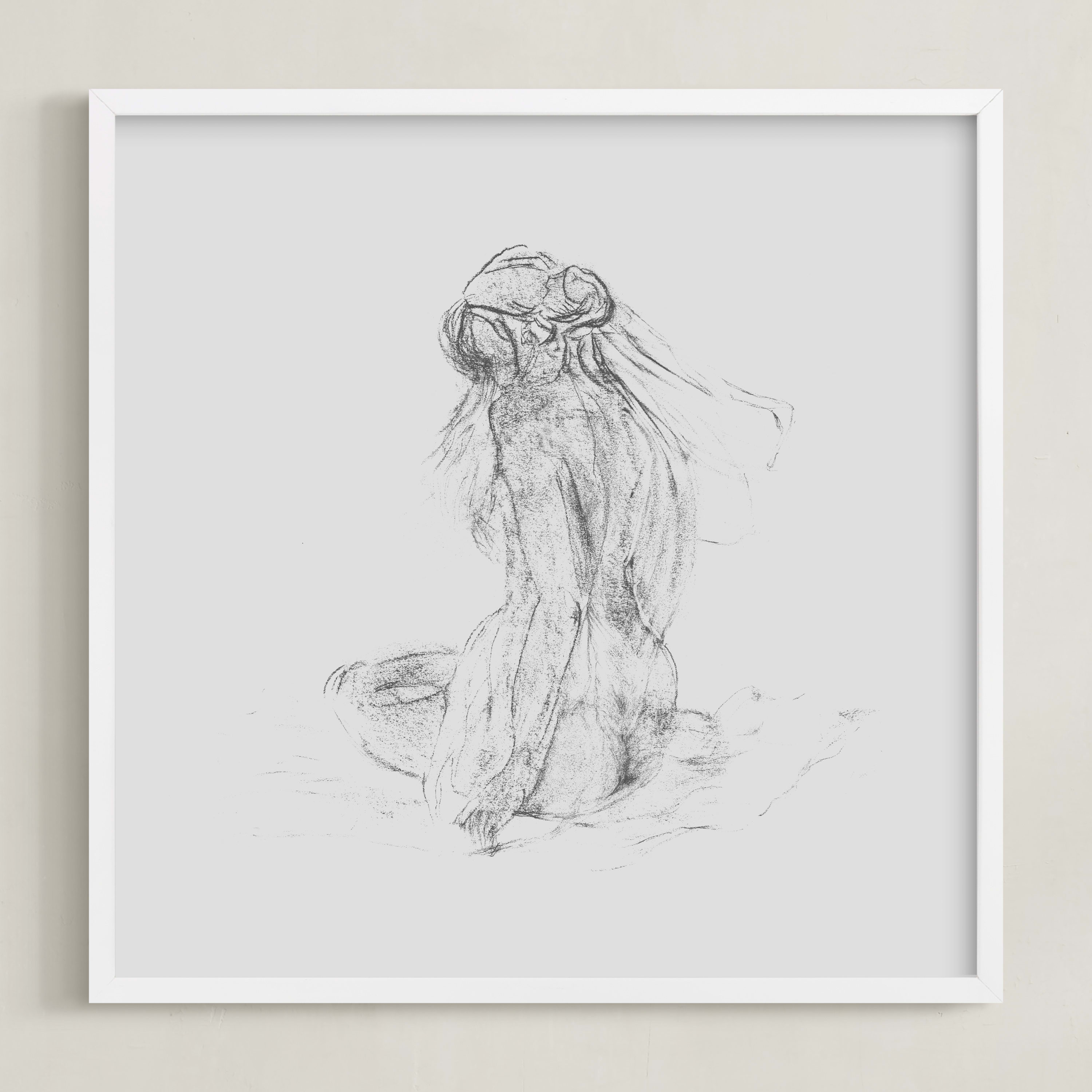 "vaporeux deux" - Drawing Limited Edition Art Print by Ramnik Velji. | Minted