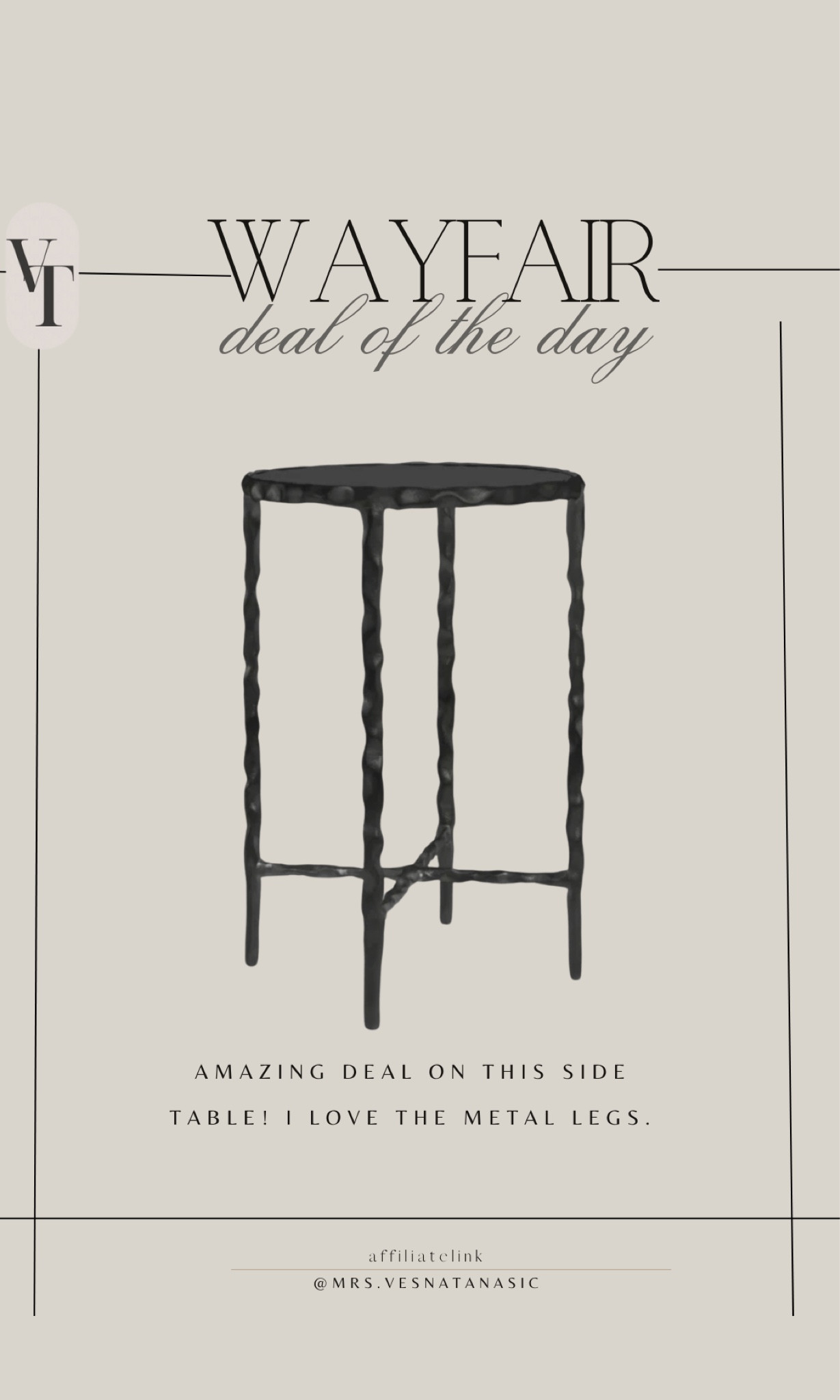 This table is so beautiful and such an amazing price now! I love the details and metal legs. @wayfair #wayfair #wayfairfinds #wayfairhome 

#LTKSaleAlert #LTKStyleTip #LTKHome