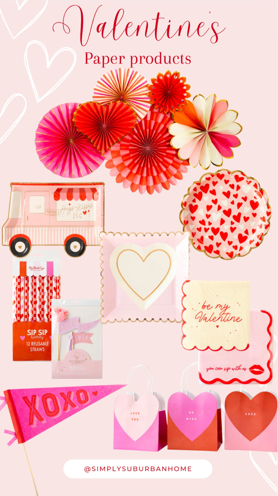 Valentines, Valentine’s Day, paper products, paper plates, valentines, happy Valentine’s Day, valentines paper plates, valentines paper products, class party, valentines class party, valentines home decor, February 14th, love, red, pink

#LTKHome #LTKParties #LTKSeasonal
